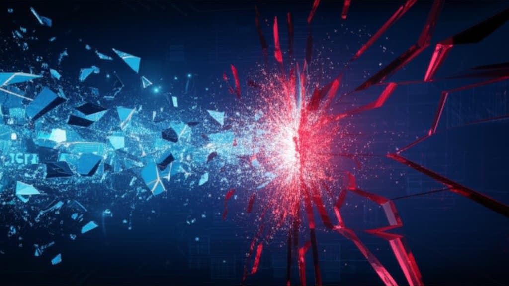 conceptual illustration of an http 400 bad request error where data fails to process