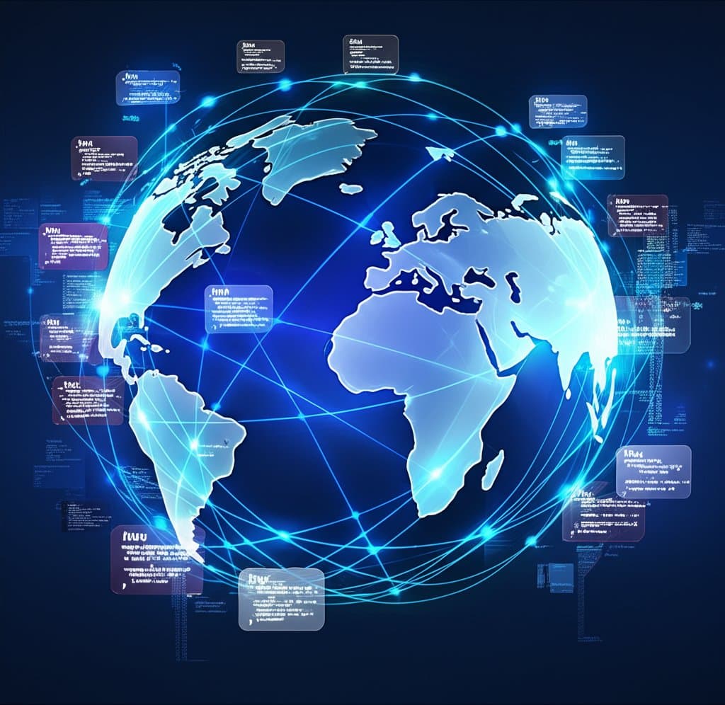 visual representation of shopify hreflang tags connecting global audiences